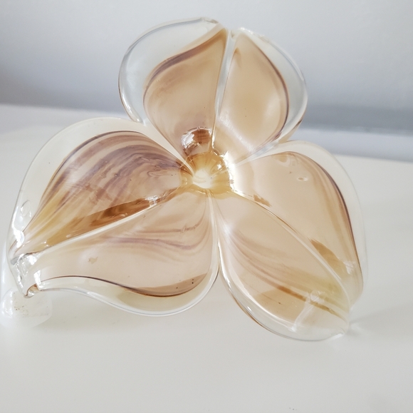 Murano Other - Vintage Murano Glass Flower Lily Italian Blown Glass